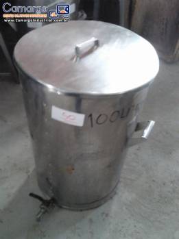 Tanque em ao inox para 100 L